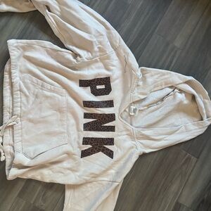 PINK Victoria's Secret Leopard Print Hoodie